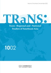 TRaNS: Trans-Regional and -National Studies of Southeast Asia